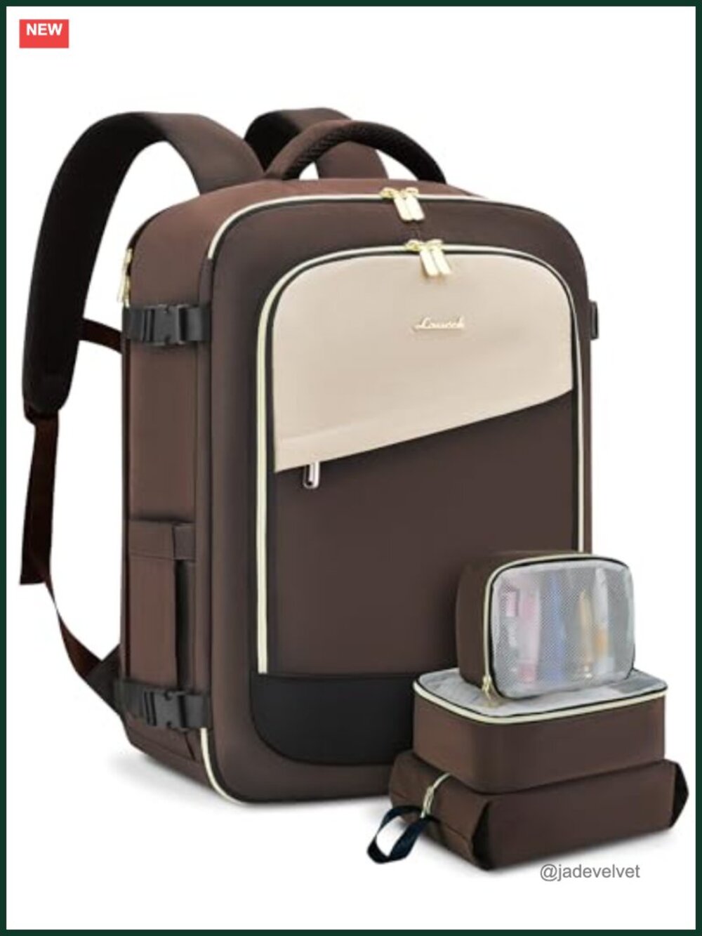 40L Travel Backpack for Women, Carry On Flight Approved Laptop Backpack with